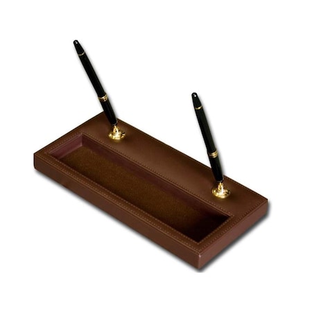 Made-To-Order Leather Double Pen Stand MA894576